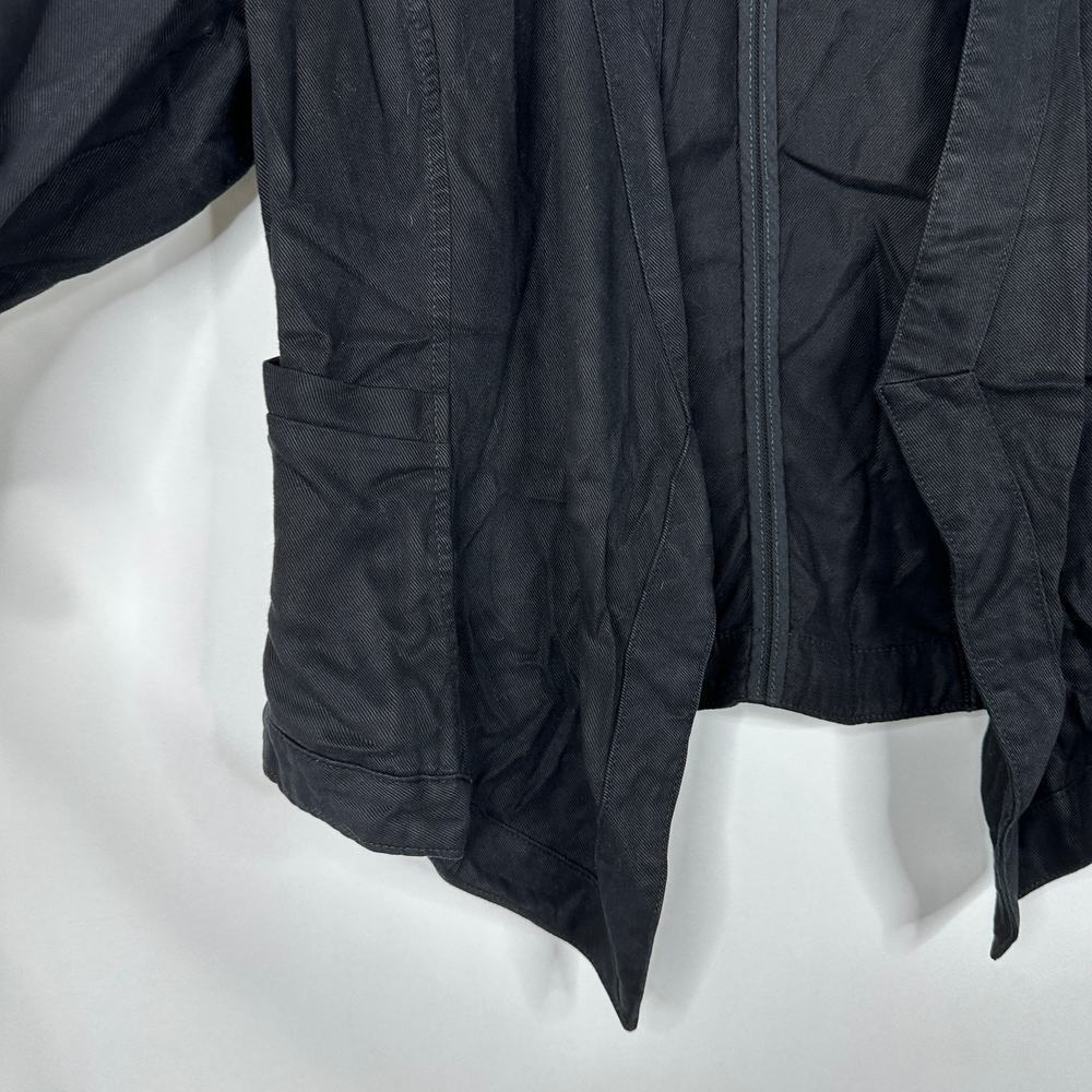 2/$30 White House Black Market Cropped Jacket Cinched Sleeve Black MP #8159 - Picture 5 of 10